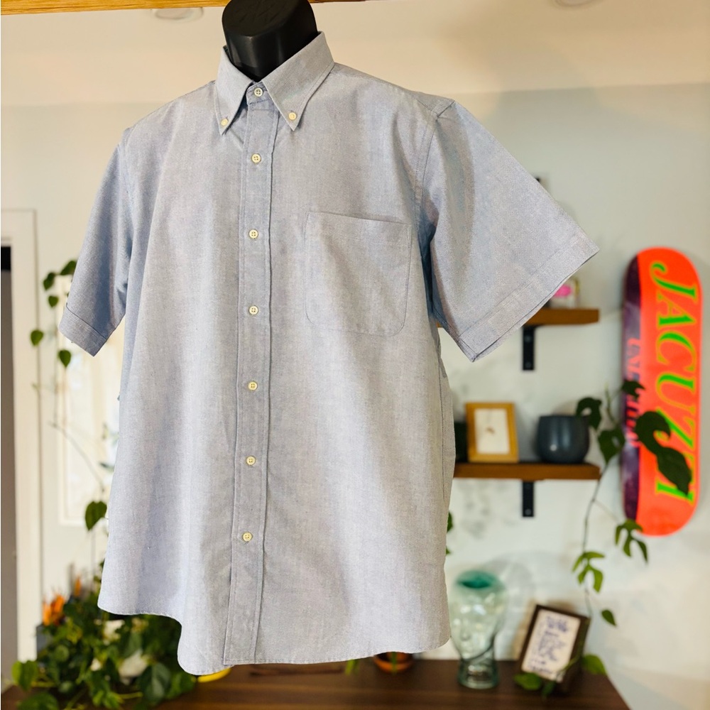 Hunt Club Supreme-VTG Light Blue Short Sleeve Shirt